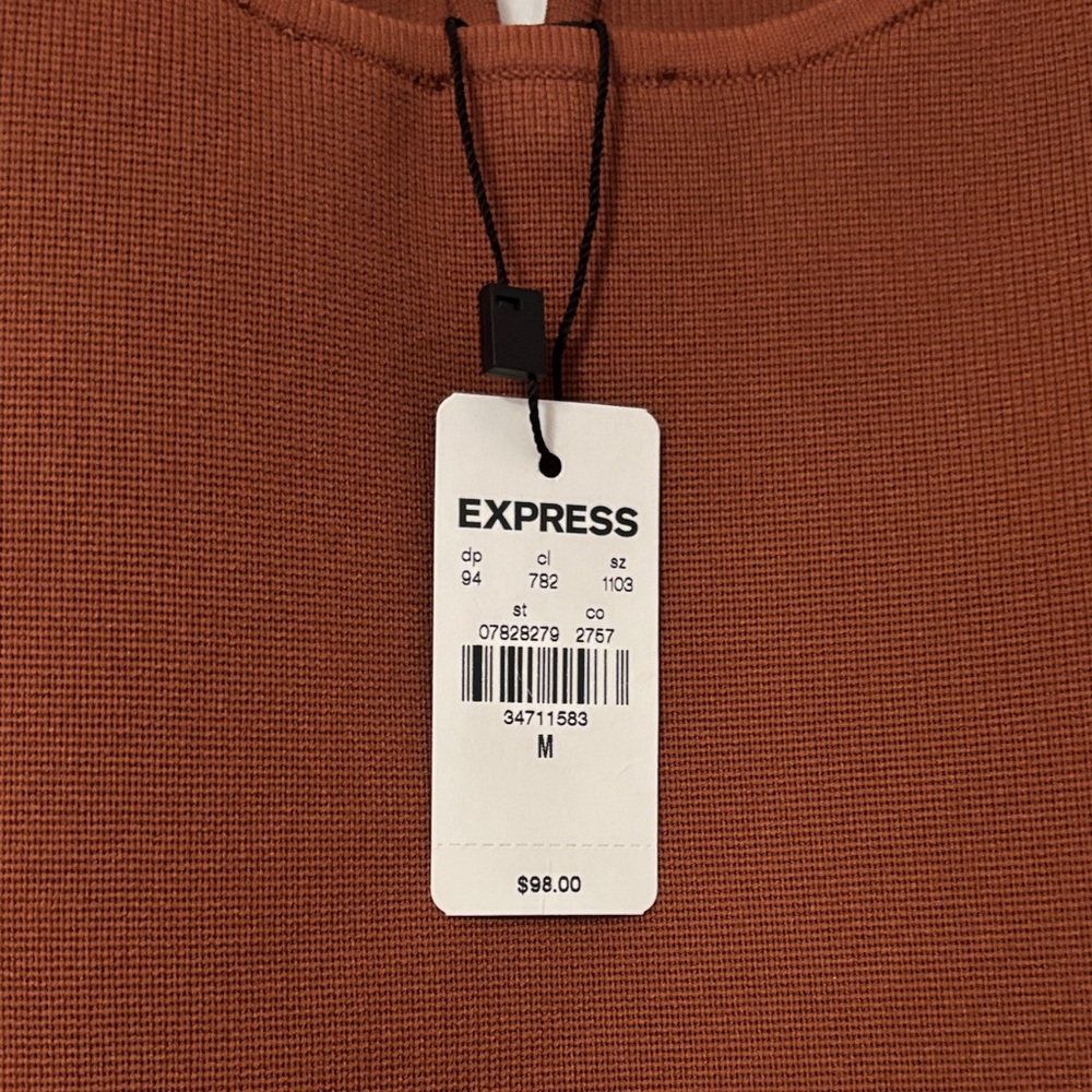 Express Rust Midi Dress - Picture 3 of 3